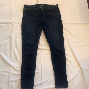 Hudson Dark Wash skinny jeans